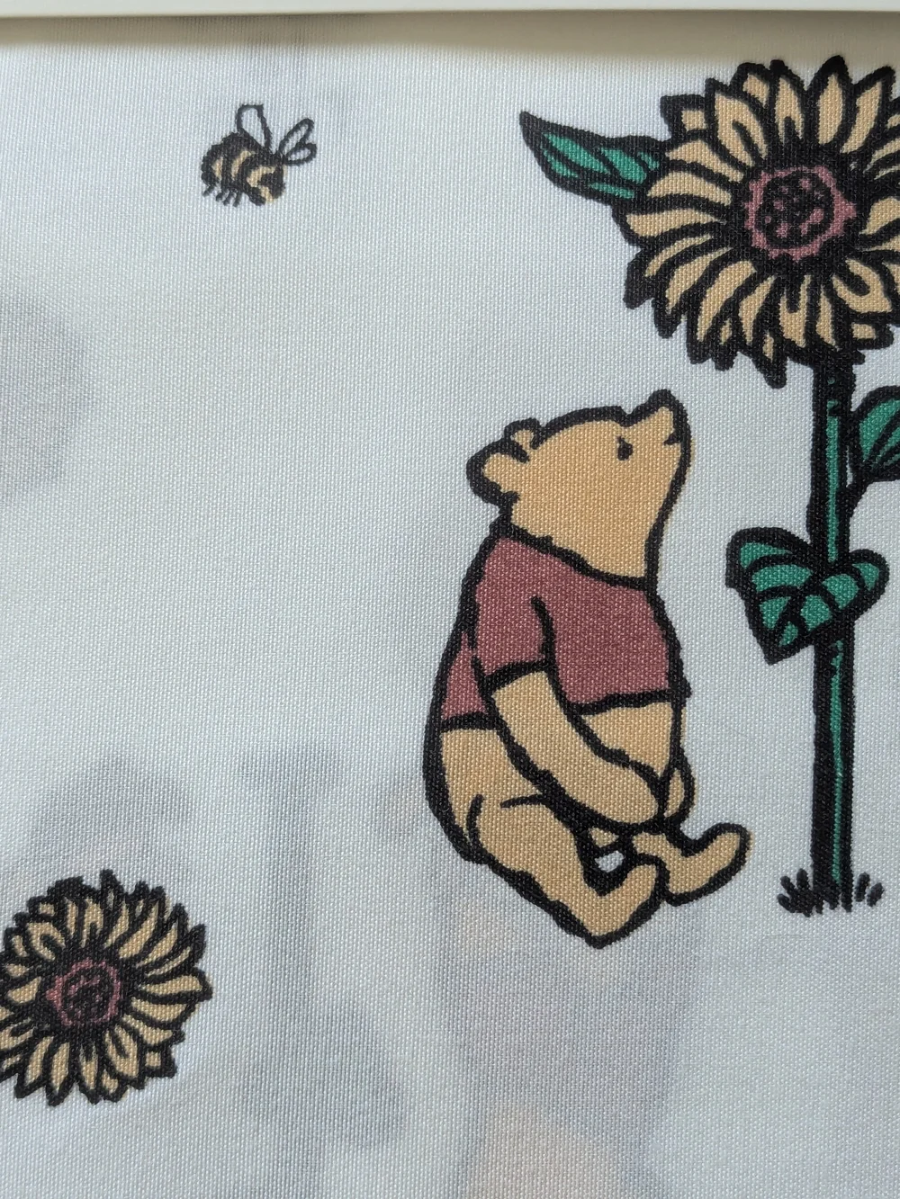 Life is Good Winnie the Pooh White Printed Sheet Set